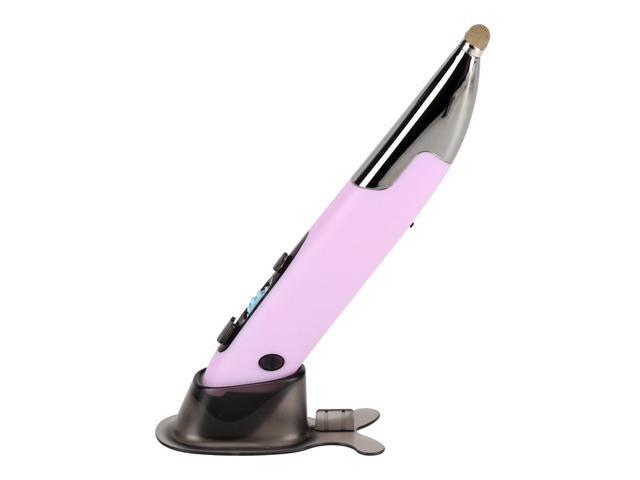 Three Mode 24G+BT30+50 Wireless Optical Pen Mouse 800/1200/1600DPI Rechargeable Pocket Pen Mouse for PC Laptop Computer Purple