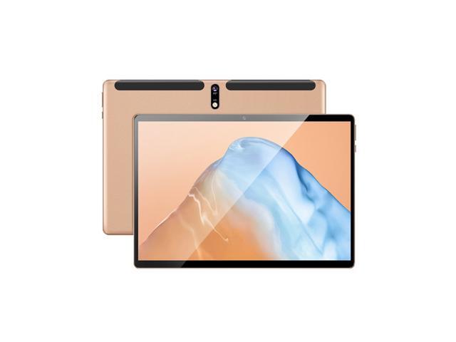 101inch Android Tablet 3GB+32GB/Octa-core Processor/ IPS HD Display/ 25D Curved Screen/ Android 90 OS/ WIFI & BT Gold US Plug