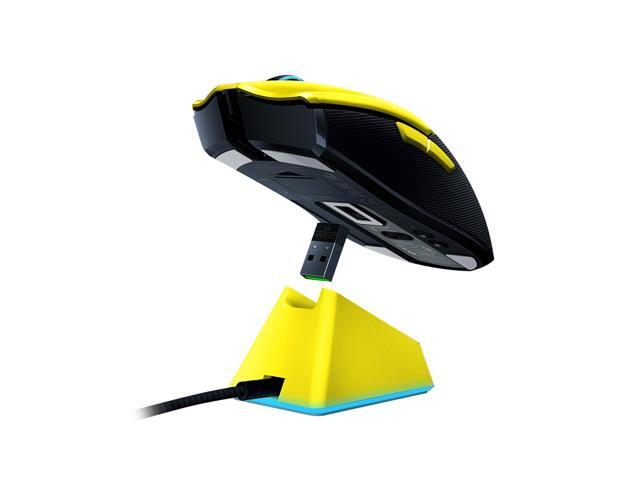 Razer Viper Ultimate Cyberpunk 2077 Edition Wired & Wireless Mouse with HyperSpeed Technology 20000DPI FOCUS+ Sensor Charging Dock