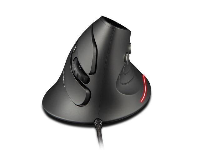 ZELOTES T-30 Wired Optical Mouse Vertical Mouse USB Wired Gaming Mouse 6 Keys Ergonomic Mice with 4 Adjustable DPI for PC Laptop
