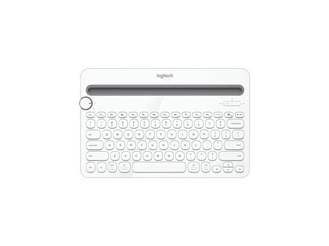 Logitech K480 Wireless BT Keyboard Portable Ultra-slim Office Keyboard Compatible with Windows/Mac/Android/Chrome OS/iOS White
