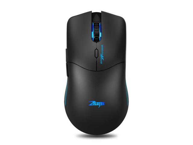 ZELOTES F-22 24GHz Wireless Mouse Gaming Mouse 6 Keys Optical Mice Ergonomic Design with 3 Adjustable DPI for PC Laptop