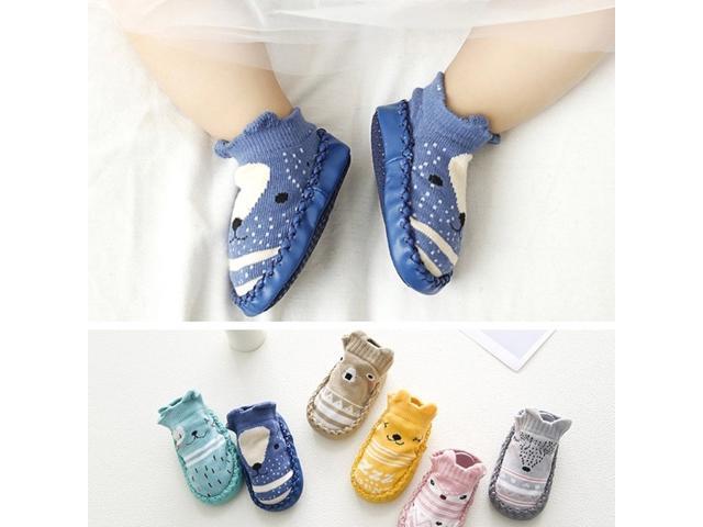 Baby Socks with Rubber Dots Soles Anti-Slip Soft Sole Cute Cartoon Floor Socks for Children Infant Toddler