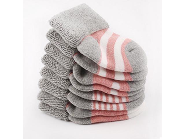 Autumn and winter thickening children's terry socks cotton warm baby terry socks newborn baby socks a generation Watermelon