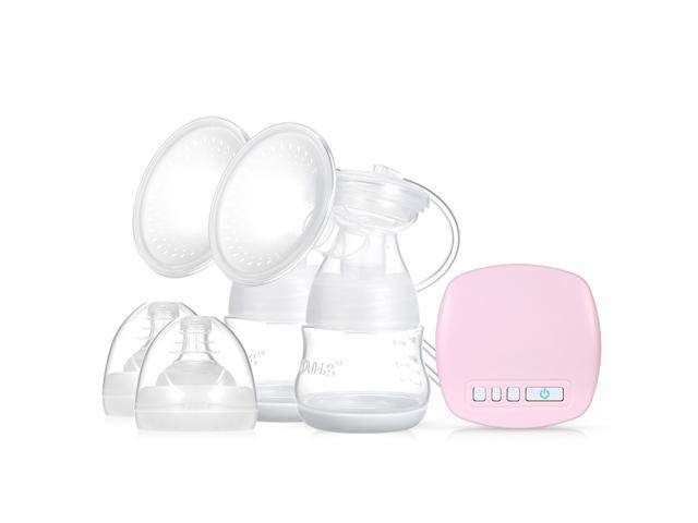 YOUHA Double Electric Breast Pump 2 Modes 9 Levels Safe BPA-free Baby Breastfeeding Pacifier Bottle Suction Massage Pump Kit Quiet and Rechargeable