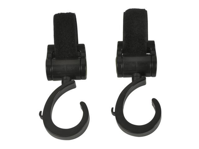 2PCS The Pram Hook 360° Rotatable Large Bearing Capacity Sticky Type Pothook