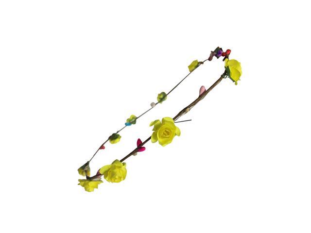 Glowing LED Light Wreath Headwear Tourist Attraction Hair Ornament Hairband for Children Kids Women Wedding Party Christmas