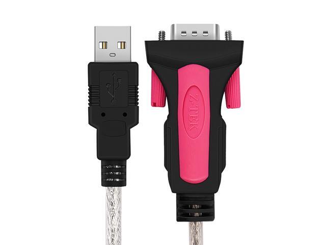 USB20 to RS232 Serial Adapter Converter Cable with FT232 Chip Support Win10 Plug and Play for Modem Scanner 18M