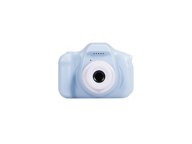 X2 Mini Kids Camera 2 inch HD Color Display Rechargable Mini Camera Video Camera Lovely Camera with 32GB Memory Card Blue