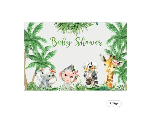 7*5ft Happy Birthday Cartoon Backdrop Baby Shower Kid Birthday Photography Background Cloth Children Carnival Party Decorations Photo Studio