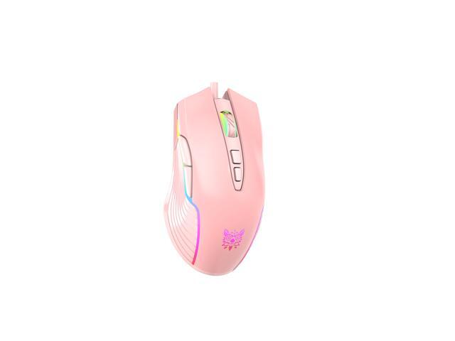 ONIKUMA CW905 USB Wired Gaming Mouse RGB LED Light E-sports Mouse Optical Mouse Adjustable 6400DPI for Laptop Desktop PC Computer