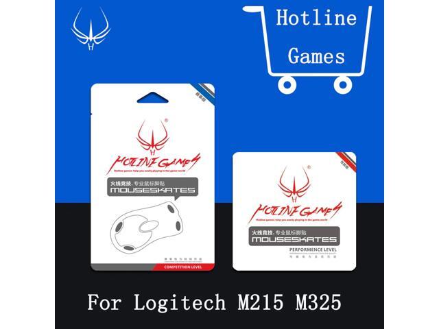 Hotline Games Mouse Feet For Logitech M215 M325 Peroformance Level TPFE Mouse Pad Mouseskate For Gaming Mouse