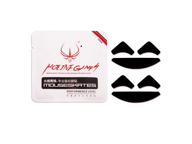 2 sets/pack 06mm FTPE Hotline Games mouse skates mouse feet For Razer DeathAdder 3M gum