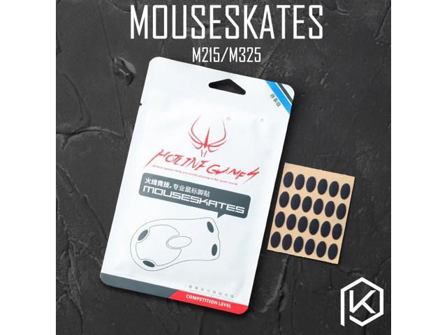 Hotline games 4 sets/packcompetition level mouse feet skates gildes for logitech m215 m325 06mm thickness