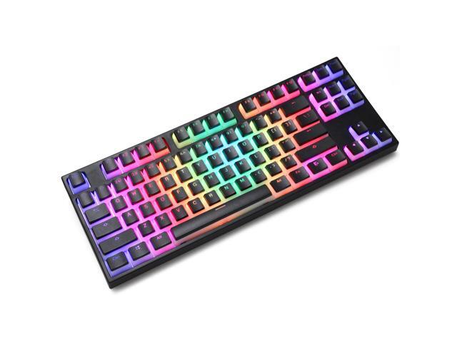 Keycool KC87 Mechanical Keyboard 80% 87 bluetooth 50 hot swappable switch Dual Mode RGB light switch led PBT doubleshot keycap