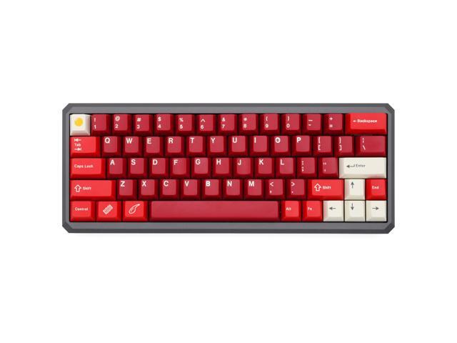 Light Edge 60% Anodized Aluminium Case for mechanical keyboard purple grey for gh60 xd64 gk61 gk64