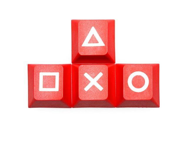 Novelty cherry profile dip dye sculpture pbt keycap ps4 button for mechanical keyboard laser etched r4 1x purple red blue