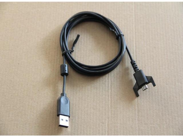 1pcmouse charging cable mouse data wire for Logitech G Pro Wireless GPW genuine leather soft wire and braided line
