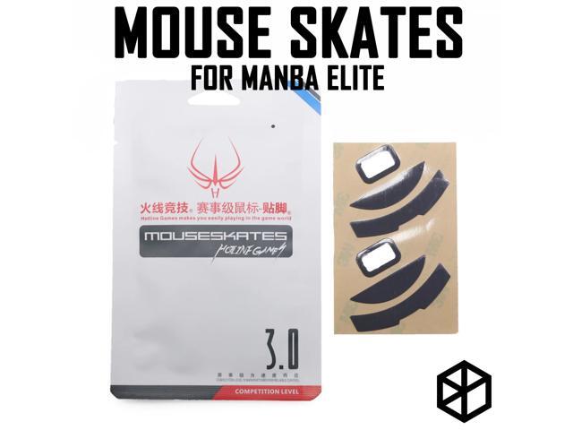 Hotline games 2 sets/pack competition level mouse feet skates gildes for razer mamba elite 06mm thickness