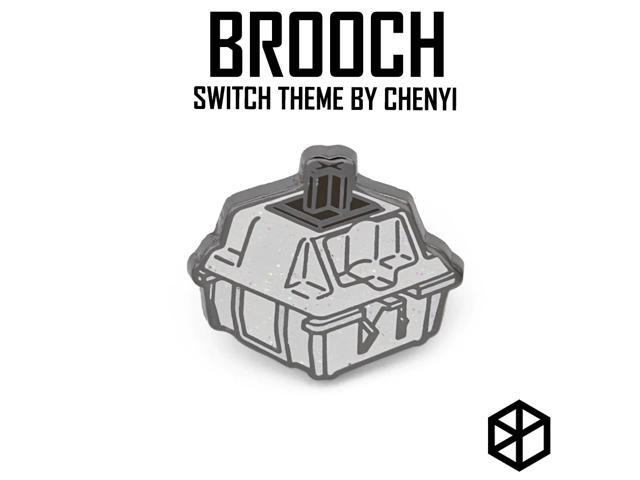 Chenyi Keyboard Switch Cheme Brooch Pin Cardigan Shirt Shawl Pin cherry switch red blue black brown