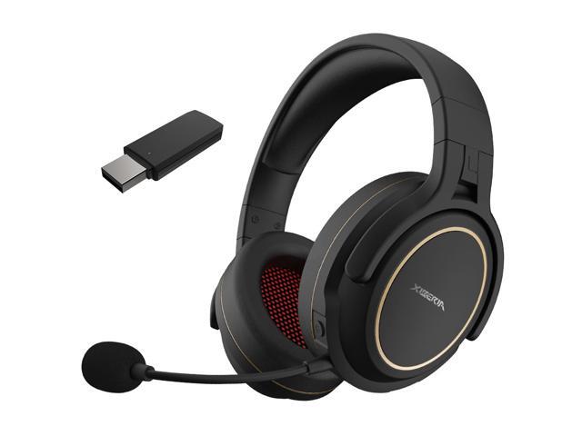 XIBERIA G01 24GHz Wireless Gaming Headset Over Ear Game Headphones Stereo Music Earphone Super Bass AUX-IN 35mm Wired Headphone w/ Transmitter