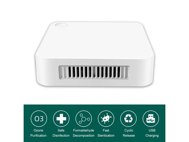 Mini Sterilizer Deodorizer Household Air Purifier Refrigerator Sterilizer USB Rechargeable Deodorization Sterilizer Eliminator Pet Disinfection for