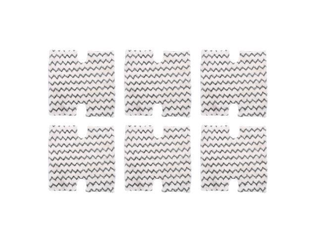 6 Pack Microfiber Mop Pads Replacement for Shark Lift-Away Pro & Genius Steam Pocket Mop S3973 Washable Mopping Cloth Accessories