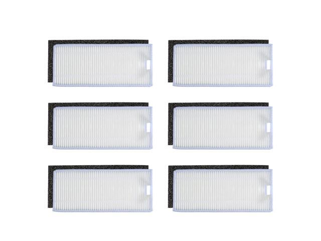 Pack of 6 Replacement Accessories Kit Set Tool Replacement for Eufy RoboVac 11S / RoboVac 30 / RoboVac 30C / RoboVac 16C Vacuum Cleaner - 6 Filters