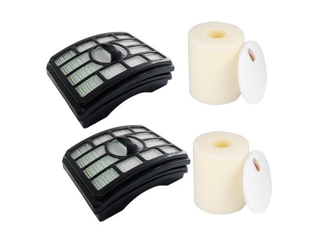 Replacement Parts 2Pcs Foam Filters + 2Pcs Felt Filters + 2Pcs HEPA Filters for Shark Rotator Lift-Away Vacuum NV500 NV501 NV502 NV503 NV505 NV510
