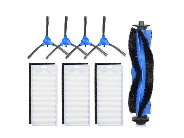Pack of 8 Replacement Accessories Kit Set Tool Replacement for Eufy RoboVac 11S / RoboVac 30 / RoboVac 30C / RoboVac 15C Vacuum Cleaner - 4 Side