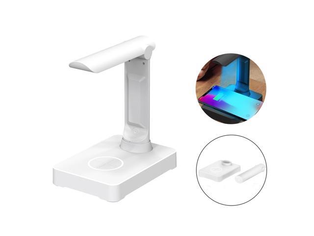 UV Phone Cleaner Wireless Charger Detachable Travel Wand Wireless Charging Stand with UV Light Safety Protection Cell Phone Cleaner Light with