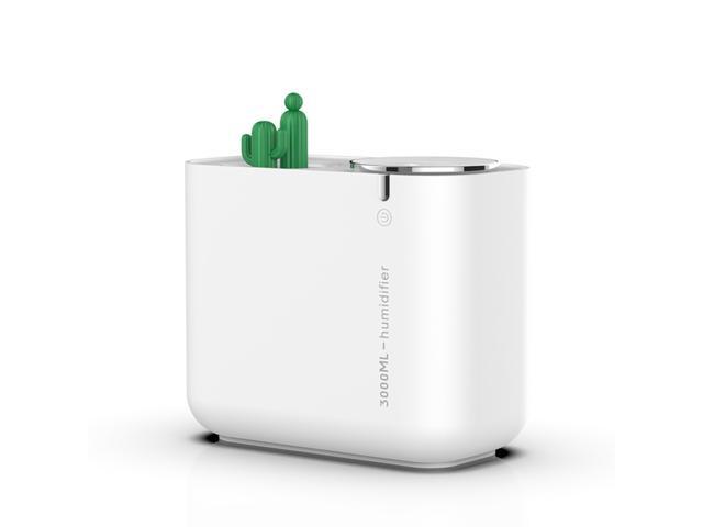 Cactus Humidifier Large Capacity Mute Humidification Air Fresher Home Use Office Car Colorful Light Dual Spraying Mouth Mist Air Diffuser