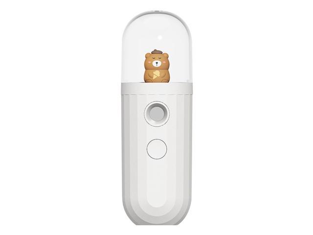 Nano Facial Mister 20mL Face Humidifier Portable Cool Mist Facial Steamer SPA Moisturizing Hydrating Face Sprayer USB Rechargeable Handy Mist Sprayer