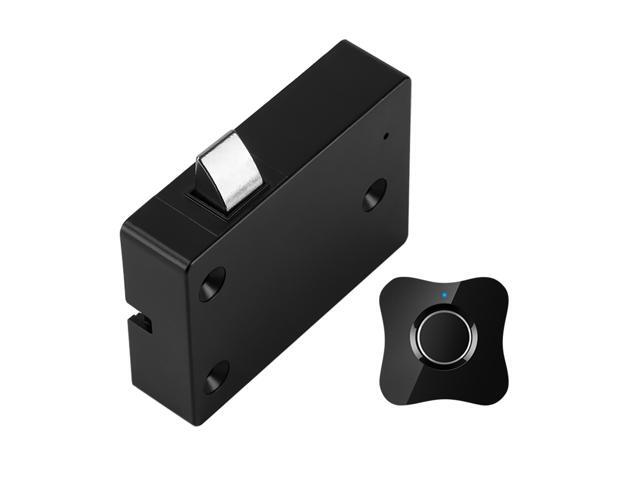 Smart Fingerprint Lock Quick Unlock USB Rechargeable Theft Prevention Intelligent Automatic Security Fingerprint Lock Flower-shaped Black