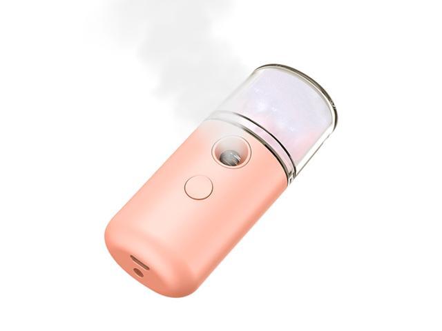 Nano Facial Mister 30mL Face Humidifier Portable Cool Mist Facial Steamer SPA Moisturizing Hydrating Face Sprayer USB Rechargeable Handy Mist Sprayer