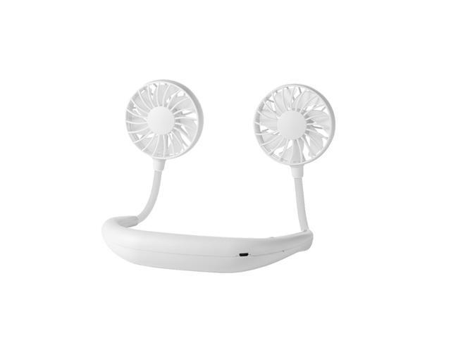 Portable Fan Hand Free Small Personal Mini USB Fan Rechargeable Neck Fan 3 Speeds for Office Travel Outdoor Camping