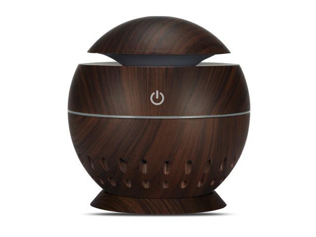 Mini Aromatherapy Essential Oil Diffuser Humidifier Aroma Diffuser with LED Night Lights Mist Humidifier for Bedroom Home Office