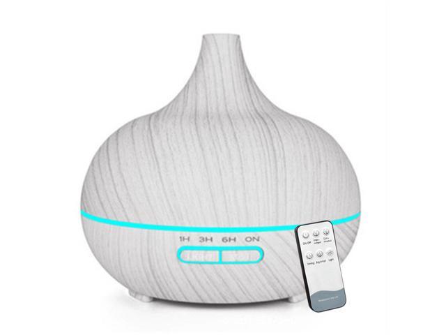 550mL Essential Oil Diffuser Mist Humidifier Diffuser Colorful Night Light Quiet Auto-Shut Off Humidifier with Remote Control Cool Desktop