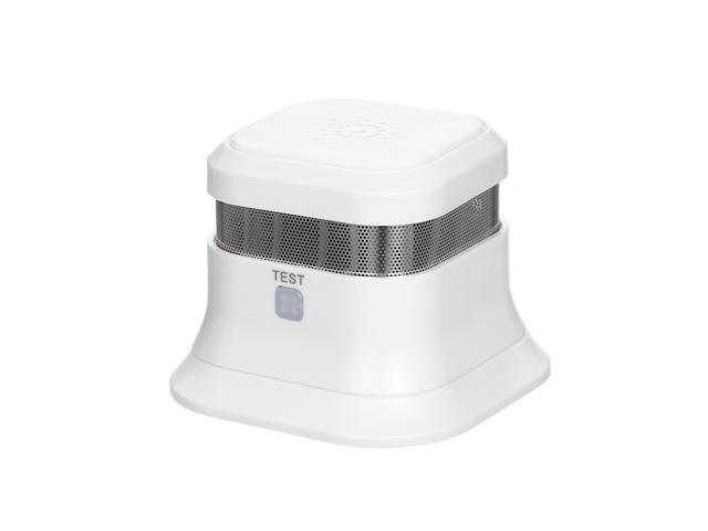 Smoke Detector Alarm Portable Fire Alarms Photoelectric Sensor Battery Operated No Wiring Required with Red LED Indicator for Home Office Hotel