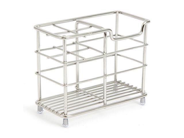 Toothbrush Holder Stainless Steel Bathroom Toothpaste Rack Stand Multi-Functional Electric Toothbrush Organizer with 5 Slots