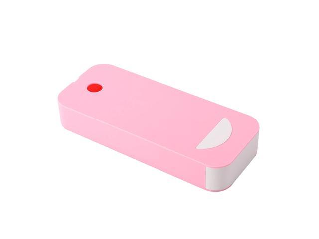 Desktop Drawer Plastic Pencil Case Paste Stationary Organizer Storage Box Table Bottom Pen Holder Large Capacity for Office School Home Desk Pink