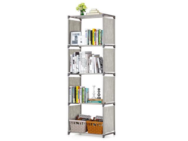 5-Shelf Bookcase Book Shelves Bookshelf Storage Bin Books Display Shelving Unit Organizer