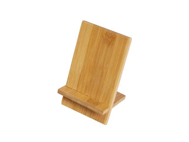 Bamboo Wooden Cell Phone Stand Tablet Stand Phone Dock: Cradle Holder Stand Compatible with Pad Phone 11 Pro Xs Xs Max Xr X 8 7 6 6s Plus 5 5s 5c