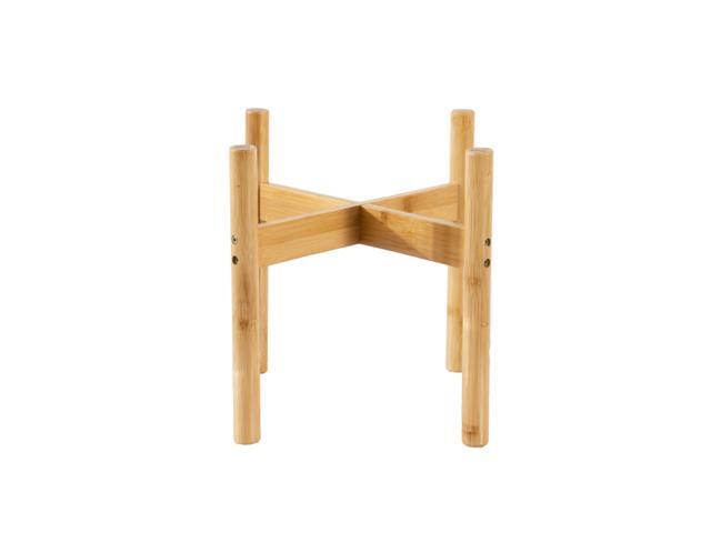 Plant Stand Flower Garden Potted Plant Bamboo Wooden Shelf Indoor Outdoor Planting Rack Home Office Deco Simple Flower Holder Large