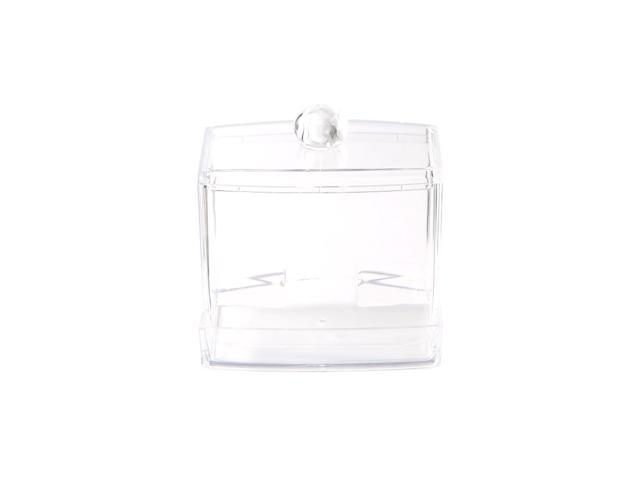 New Acrylic Cotton Swabs Storage Holder Box Transparent Makeup Case Cosmetic Container