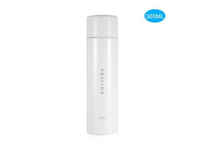 Vacuum Insulation Water Bottle Double Wall Stainless Steel Mug Leak-proof Tumbler Travel Cup White White