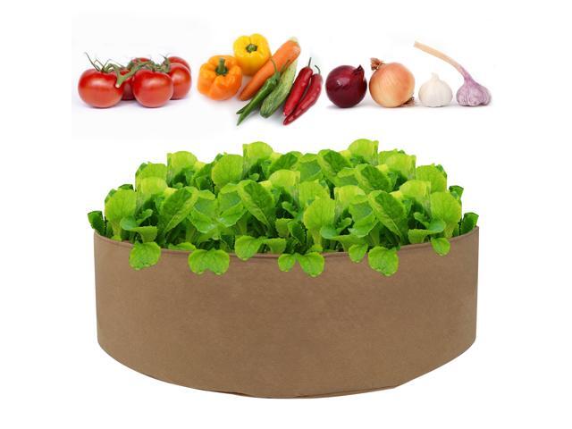 10Gallon Planter Grow Bag Thickened Planter Bag Round Shape Container Nonwoven Fabric Garden Plant Pots for Vegetables Flowers Herbs Fruit Planting