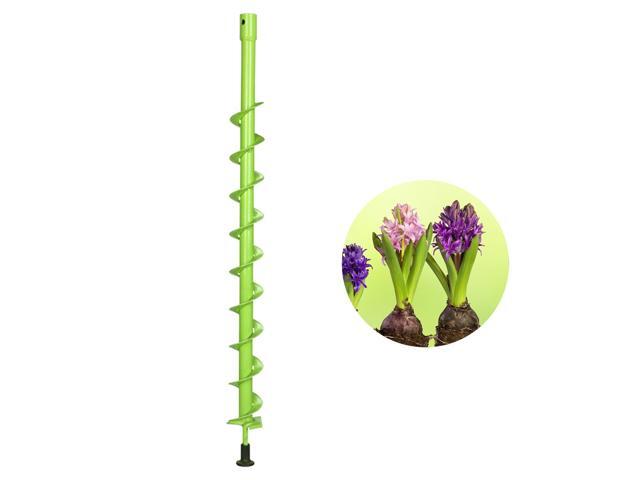 Auger Drill Bit Garden Plant Flower Bulb Auger Rapid Planter for Planting Bulb Seedlings Drill Earth Fence Hole Digger