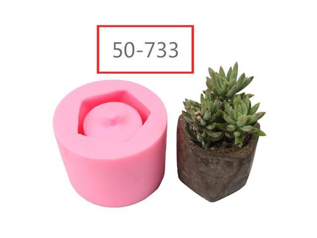 DIY Silicone Mold Cement Succulent DIY Crafts Clay Flower Pot Green Plant Pot Mold