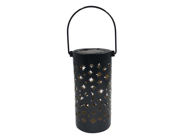 LED Solar Lights Hollow Garden Stake Lights Hanging Moon Sun Star Shape Projection LED Lamp Pathway Walkway Lawn Patio Backyard Lighting Outdoor